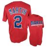 NWT Majestic Leonys Martin Texas Rangers #2 Shirt Licensed MLB Product Youth XL