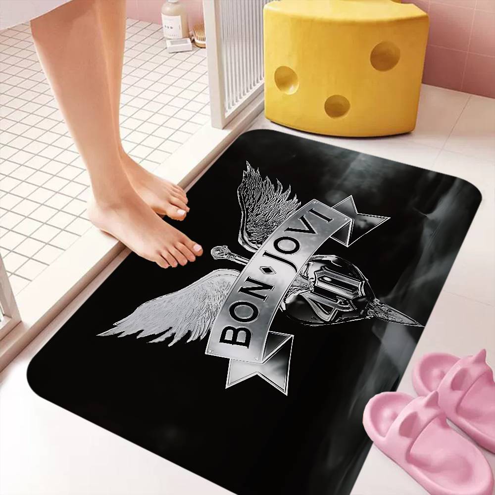 B-BonS Logo J-Jovi Kitchen Mat Kids Room Bedroom Decoration Balcony Anti-Slip Doormat Living Room Alfombra