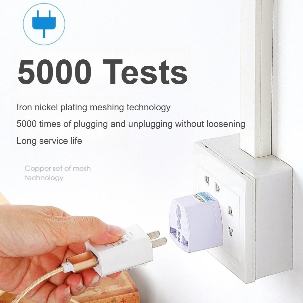 Universal EU German Conversion Plug Adapter European Germany Australia Chinese Power Socket White Travel Conversion Plug