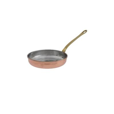 Frying Pan - ICH-ZAPFE.DE - 26 Cm - Copper and Brass - Excellent Heat Conductor - Energy Saving