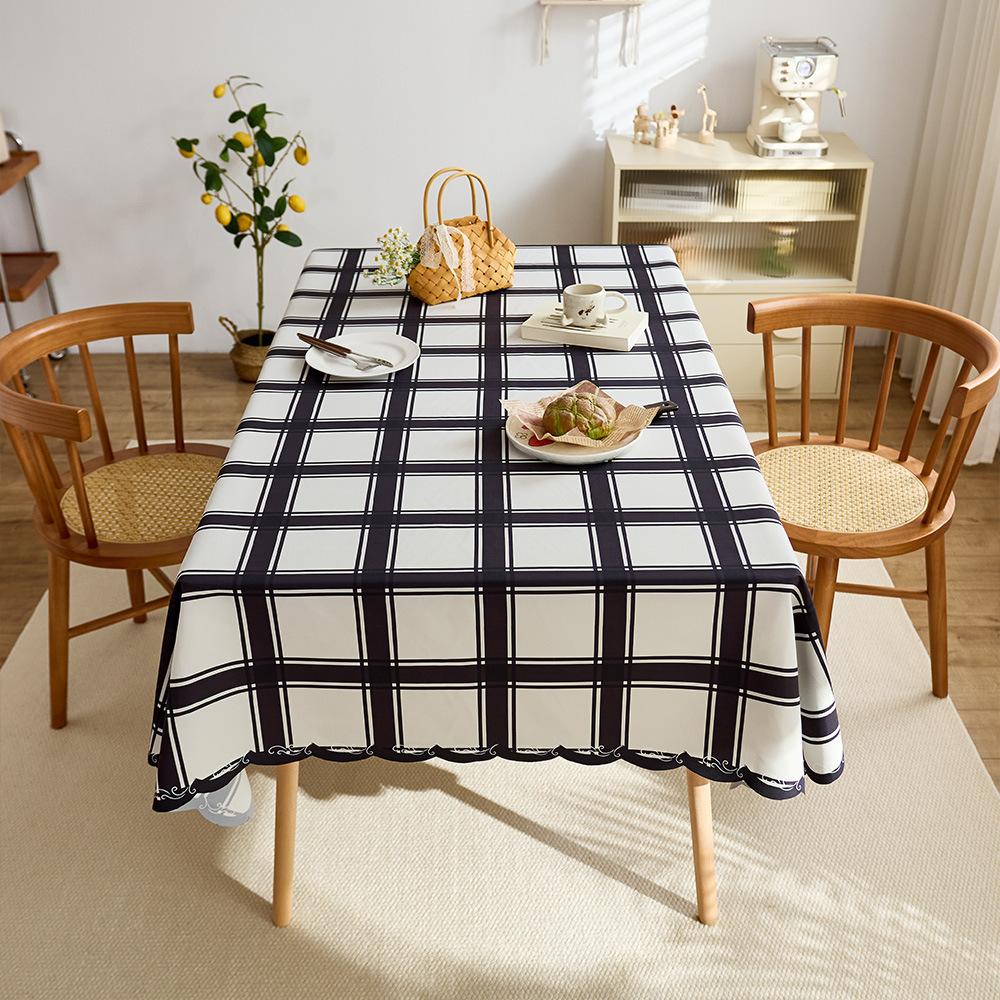 Retro Table Cloth Simple National Waterproof Table Mat Light Luxury High-End Coffee Table Cloth