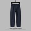 Fashionable Loose Fit Casual Pants for Men, Elastic Waist Straight Leg Trousers In Summer Solid Color Style
