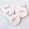 50Pcs Cute Bow Rabbit Hairpin Paper Jam Hair Clip Display Cards Hair Clips Jewelry