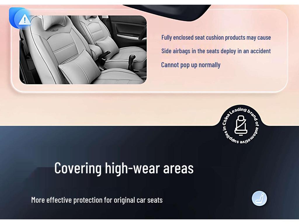 Geely Vision Universal Seat Cushion - Four Seasons Ventilated & Breathable Cover for 26 Car Models.