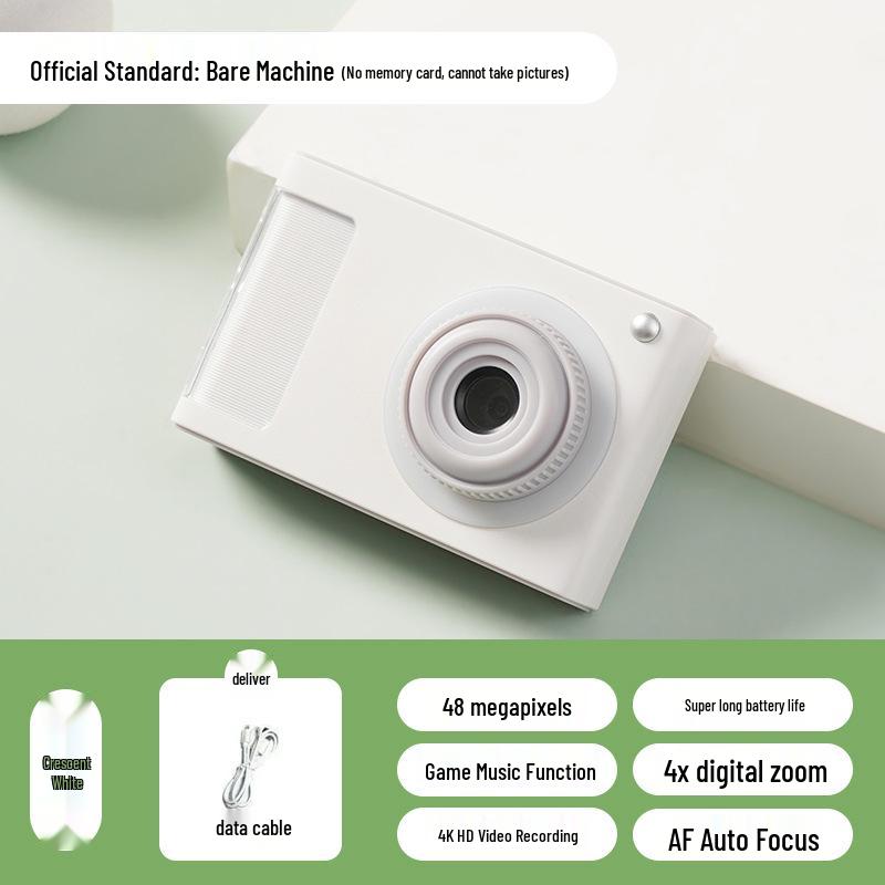Campus Student HD Retro Dual-Lens Portable Travel Camera