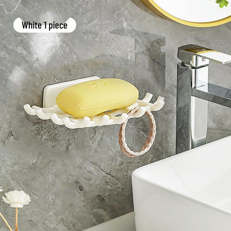 

2023 Безпробивна настінна мильниця: Висококласна ручна робота, стійка для зберігання та сушіння Standard