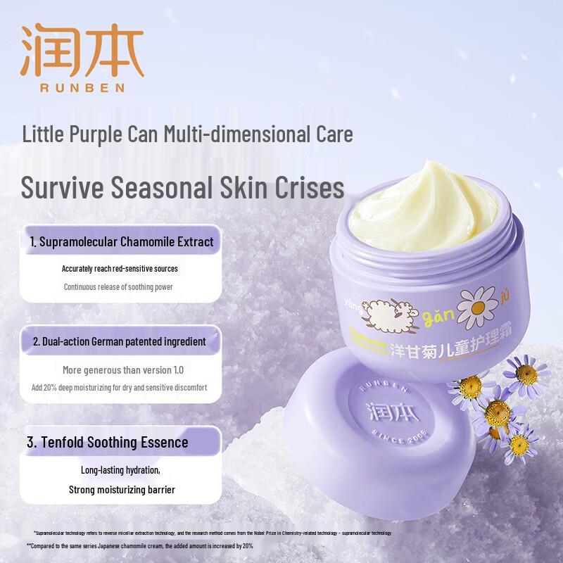 Runben Kids Hand Cream & Chamomile Cream Duo