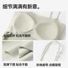 Underwear Women's Summer Thin Breathable Non-marking Gathered Thin Shoulder Strap Bra No Steel Ring Does Not Run Cup Small Chest Big Bra