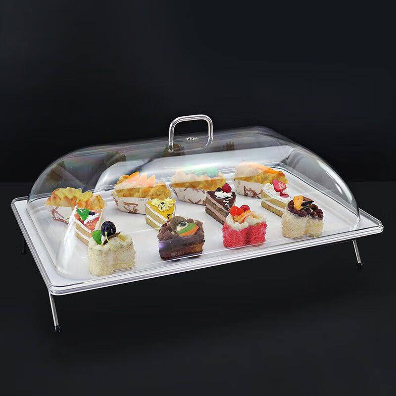Melamine Buffet Dessert Display Tray with Cover