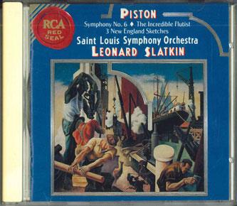 

CD LEONARD SLATKIN - Piston Symphony No.6 BVCC133 VICTOR Japan Classical Used