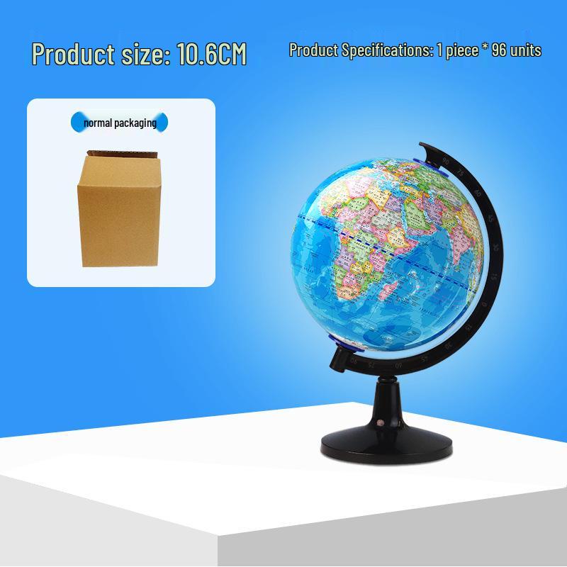 14.2CM High-Definition PVC Globe for Teaching and Ornamentation, Ideal for Middle School Students