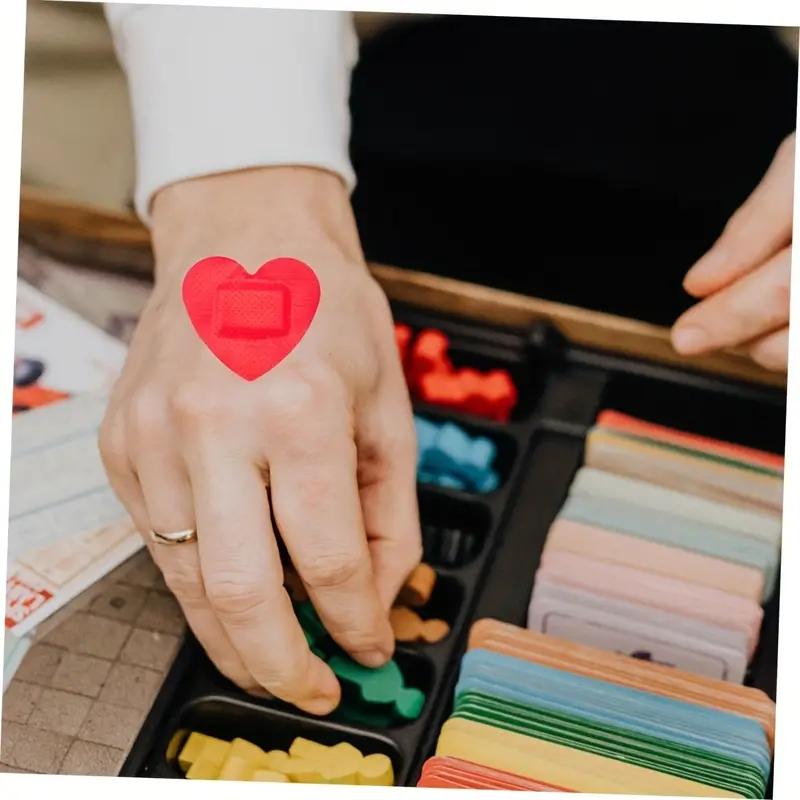 

20pcs Heart-Shaped Self-Adhesive Wound Protector - Protects And Heals Wounds With Love