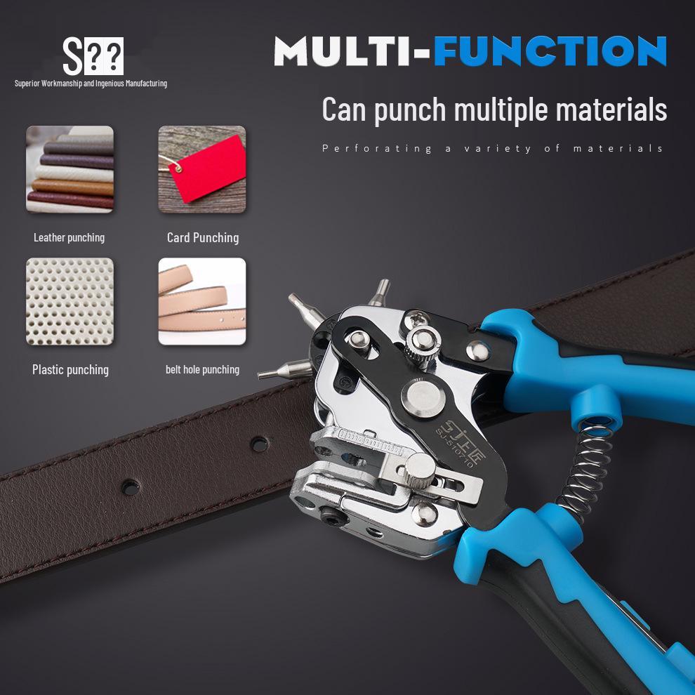 Master Craftsman Belt Hole Punching Pliers for Watch Straps and Waistbands