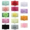 Baby Headband Flower Design Solid Color Baby Girls Hairband