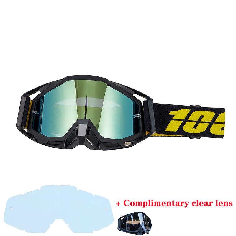 106% Motorcycle Glasses Goggles Motocross Goggles Helmet MX  Dirt Bike ATV Ski Outdoor Sports Glass Scooter Cycling Sunglasses