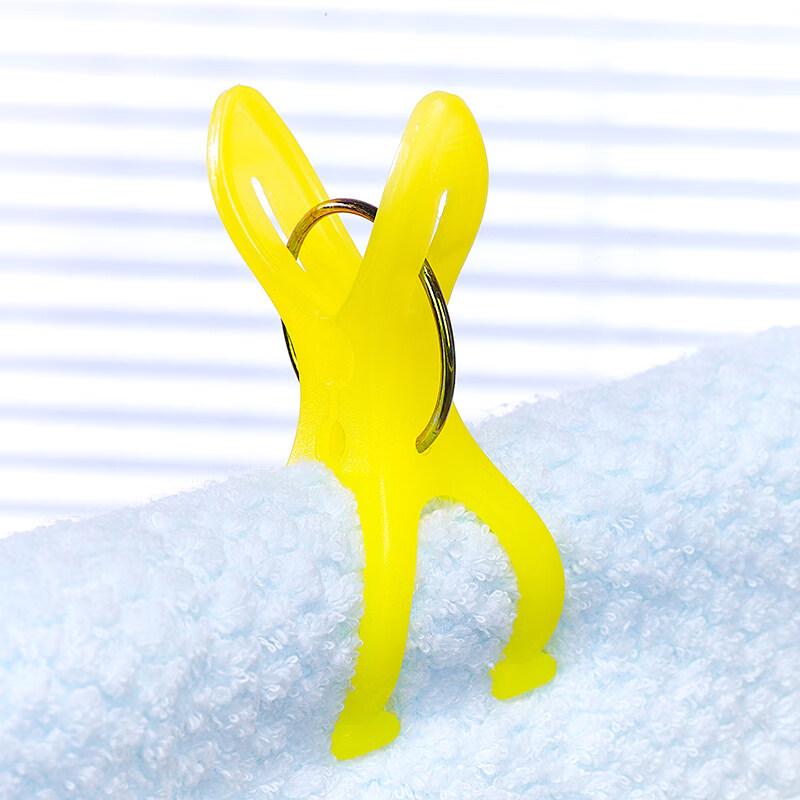 Camellia Large Plastic Clothes & Quilt Drying Clips, 6-Pack