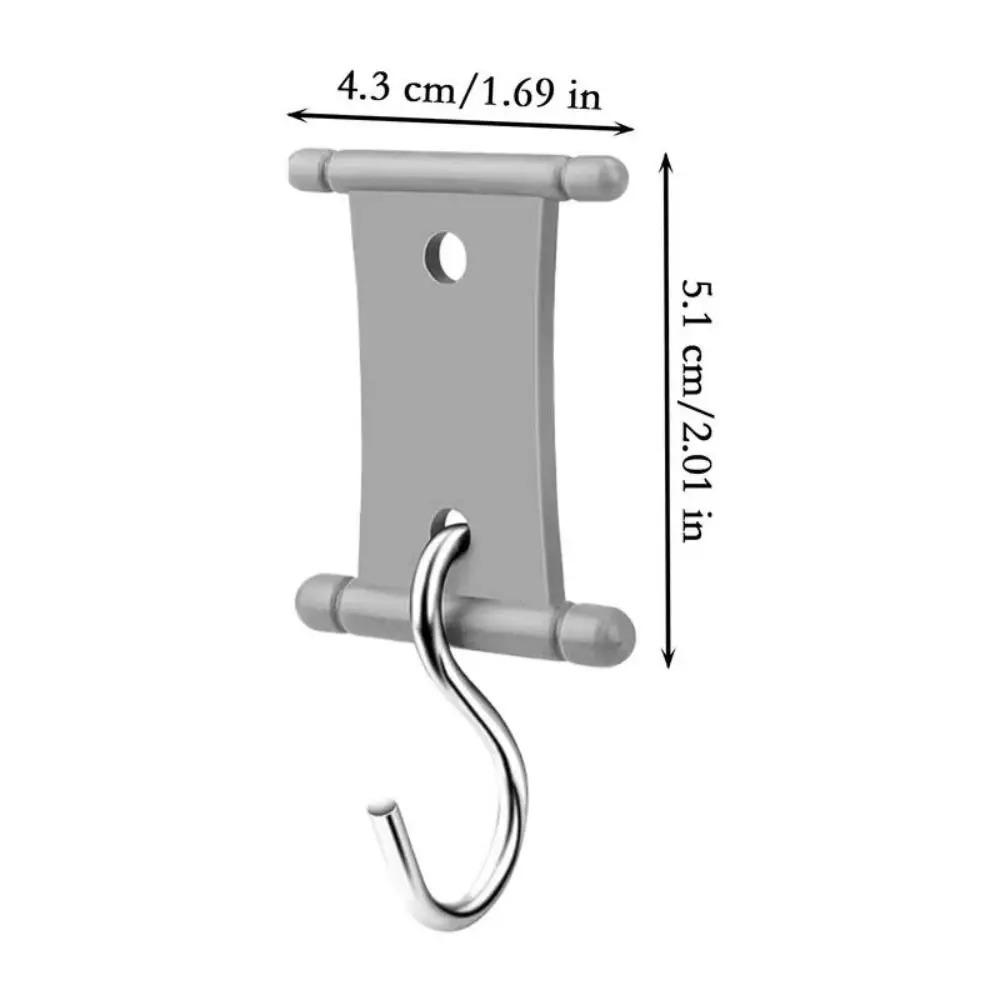 4/8Pcs Camper Hooks S-Shaped Camping Awning Hooks Clips RV Tent Hangers Light Hangers Hooks Accessories Outdoor Supplies