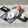 Portable Changing Mat Perfect for Changing Bags or Changing Tables. One-handed Changing Mat. Travel Changing Mat. Perfect As A Shower Gift, Essential