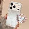 Dungi Albastre și Roșii Sunt Potrivite pentru Carcasa Telefonului Mobil Apple 17promax 15 Coreeană IPhone16 Suport Magnetic Iubire 14 Carcasă Moale