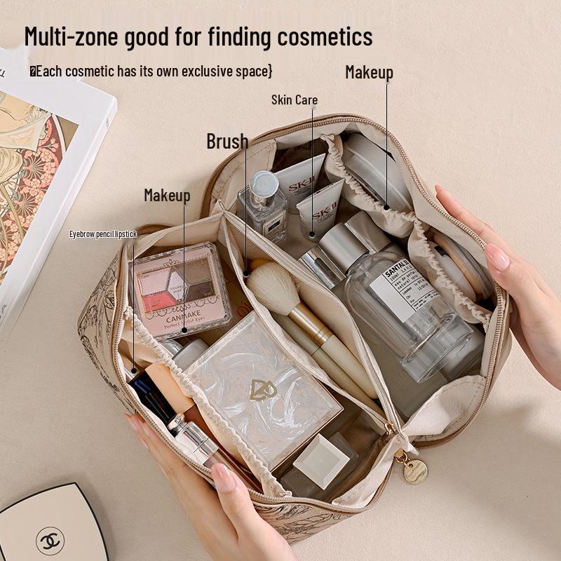 2024 Portable Travel Cosmetic and Skincare Storage Bag