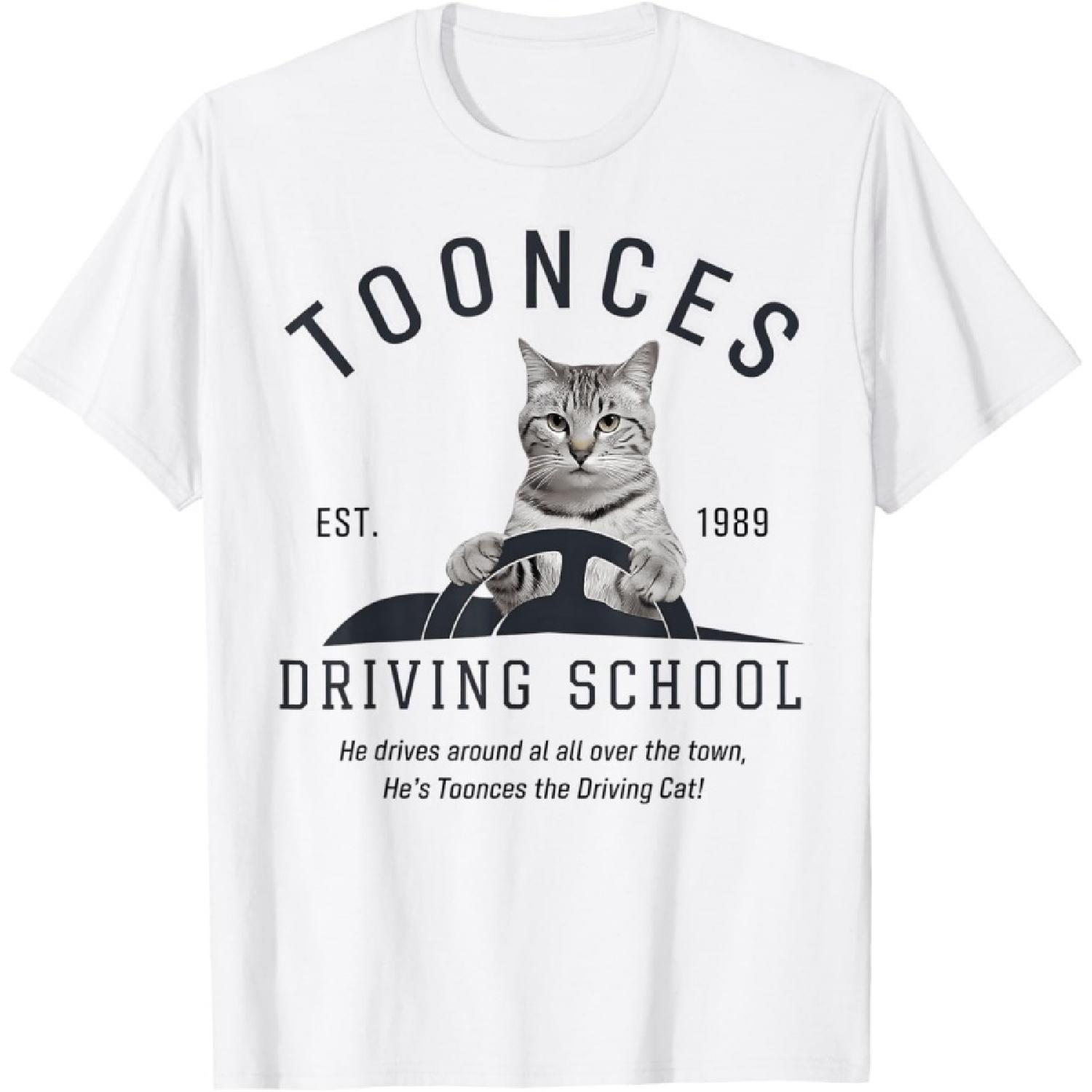 Toonces Driving School Est(5) XXXXXL белый