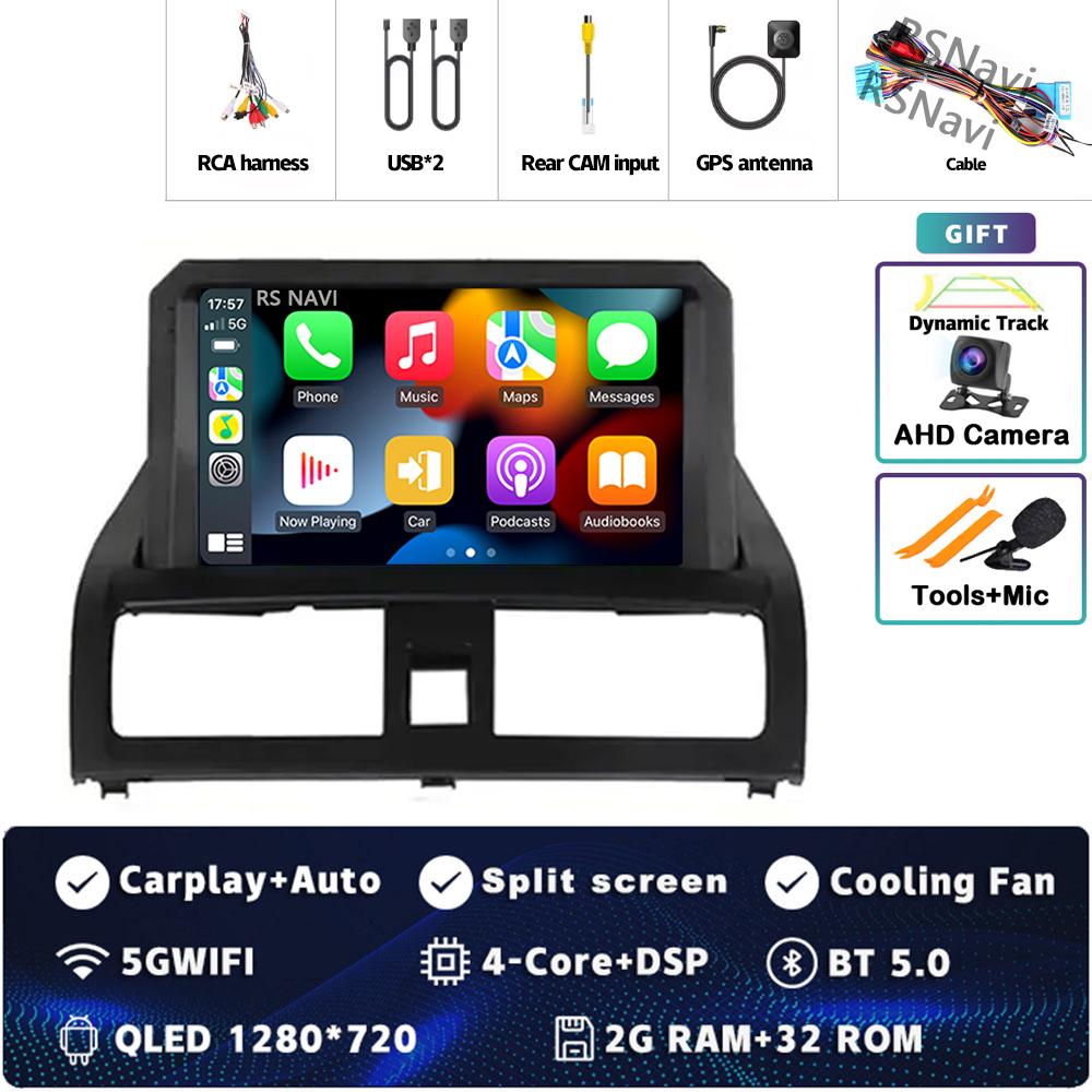 

Автомагнитола Android 14 Carplay для Honda Accord 7 2002 2003 - 2007 Мультимедийный видеоплеер Навигация GPS Стерео 2Din DVD WIFI+4G