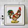 New Arrival 5D DIY Full Circle Diamond Painting "Rooster" Embroidery Cross Stitch Home Decor Gift