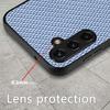 For Samsung Galaxy A54 5G Carbon Fiber Texture PU Leather Coated TPU Protective Case Anti-scratch Cell Phone Cover