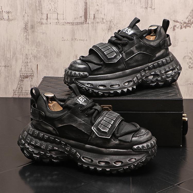 Men's Sneakers Fashion High Quality Casual Sports Shoes for Men Platform Non-slip Running Shoes Male Soft Platform Shoes zapatos