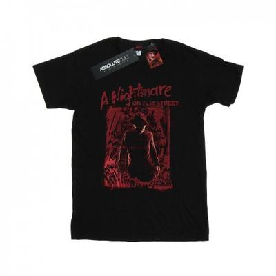 Camiseta feminina/feminina Freddy Silhouette de algodão Boyfriend A Nightmare On Elm Street