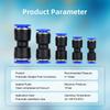 50 PCS Set of Pneumatic Connectors Quick Push Connector Tube Hose 4/6/8/10/12 Air Pneumatic Parts Connector Connector Accessorie
