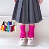 1 Pair Keep Warm Ribbed Leg Warmers Windproof Boot Cuffs Cute Knitted Foot Cover  Kids Girls