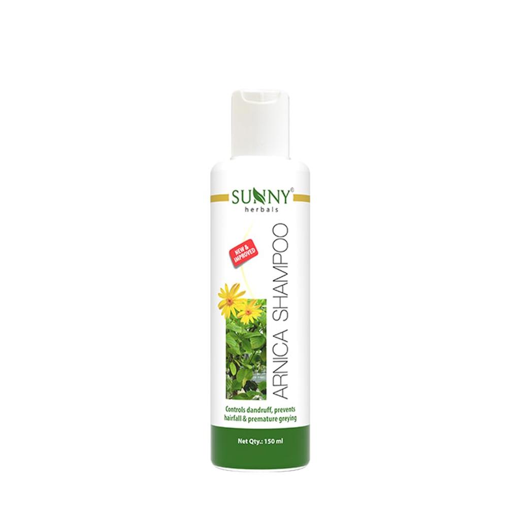 Sunny Herbals Arnica Shampoo 150 ml Pack of 1 | Anti Hair Fall, Dandruff Control & Natural Shine for All Hair Types