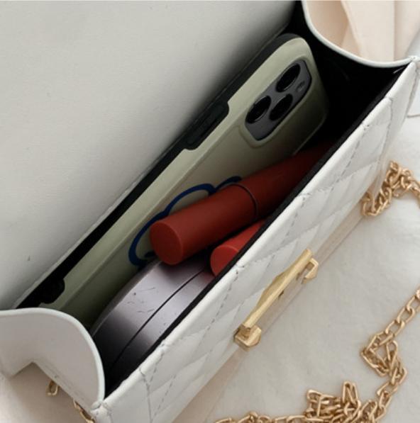 Ladies' handbag popular Korean fashion chain crossbody, internet celebrity handbag, small square bag