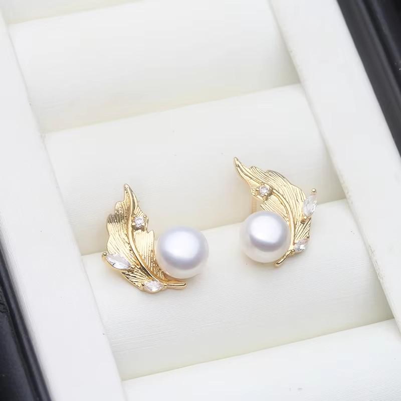 

Small Freshwater Natural Pearl Earrings Woman,Silver 925 Stud Earrings With Pearls Jewelry Wife Mother Mother Gift White Black