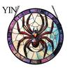 Christmas Gothic Theme Ornament Retro Halloween Pendant, Ghost/Bat/Spider Web/Pumpkin Head Print, Hand Painted Ghost Disc Vintage Acrylic Hanging for