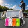 100PCS PVC Swimbaits Lures 5cm Fishing Lures Durable Fishing Baits  for Trout