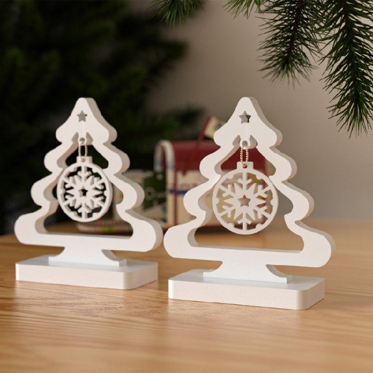Silicone Snowflake Tree Christmas Molds Heat Resistant Easy Demolding For Handmade Candle Soap Holiday Decoration Baking