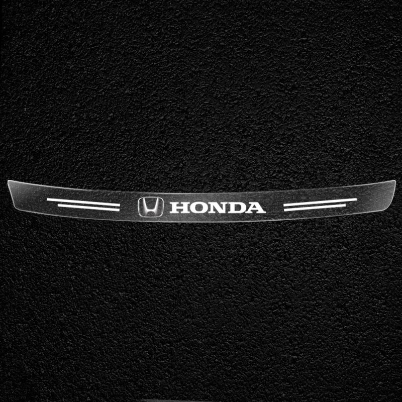 1Pcs Transparent Car Trunk Badge Protective Sticker Car Accessories For Honda Fit Mugen Insight Type S R VTEC DOHC Modulo Vezel Legend RR Si