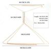 Minimalist Geometric Metal Body Chain With Water Diamond For Fashion Casual Wear