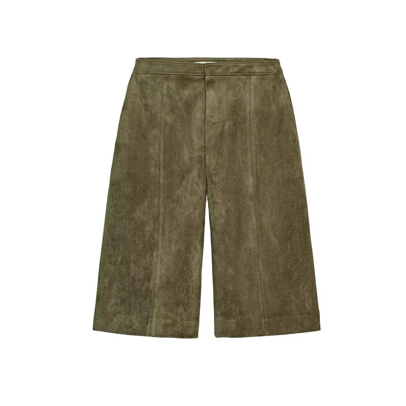 

Весенние новые повседневные шорты с эффектом замшевой текстуры 4344154, куртка-пилот 4344155 Medium khaki shorts L