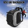 Large Capacity Ski Boot Bag Snowboard Bag Adjustable Waterproof Helmet Clothing Rucksack Men Women Skis Backpack Camping Skiing