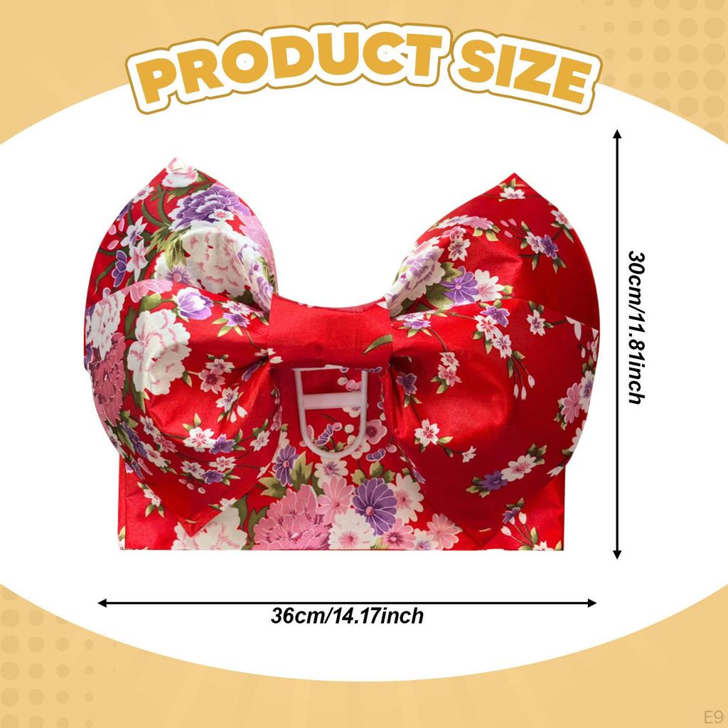 Japanese Kimono Bow Belt Pre Tied for Lady Costume Accessories Dress Cosplay