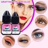 1Pcs Grafting Lashes Glue Adhesive For Eyelash Extensions Gel 1S Fast Drying Strong False Lash Extension Glue Long Lasting
