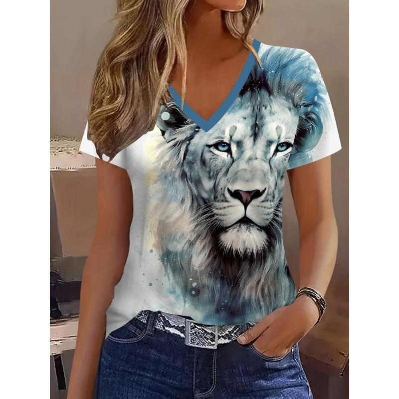 Women s Summer Comfortable Short-Sleeve Fashionable Versatile T-Shirt Simple and Elegant Top S