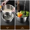 304 Stainless Steel Colander and Basin Set