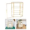 Glass Jewelry Box Organizer 3 Layer Cosmetic Storage Case Display for Rings