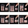 Summer Reusable Gradient False Nails Press On Manicure Tool Achieve Chic Look