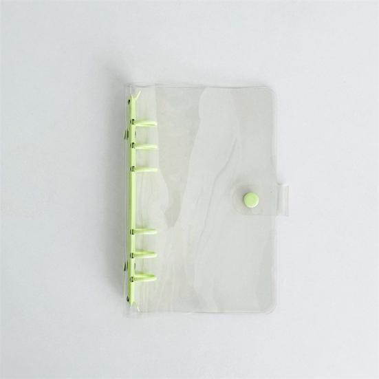 Waterproof Ledger Soft Cover Book A7/A6 Binder Clear A6 Budget Binder Soft Notebook Transparent Shell Office Supplies