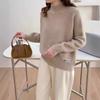 2026 Chic High Neck Faux Mink Velvet Sweater: Soft, Loose Fit for Autumn/Winter